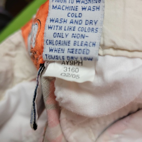 Old Navy Girls Capri Pants Size 7 Multicolor Floral Print Cropped Cotton Casual - Picture 7 of 8